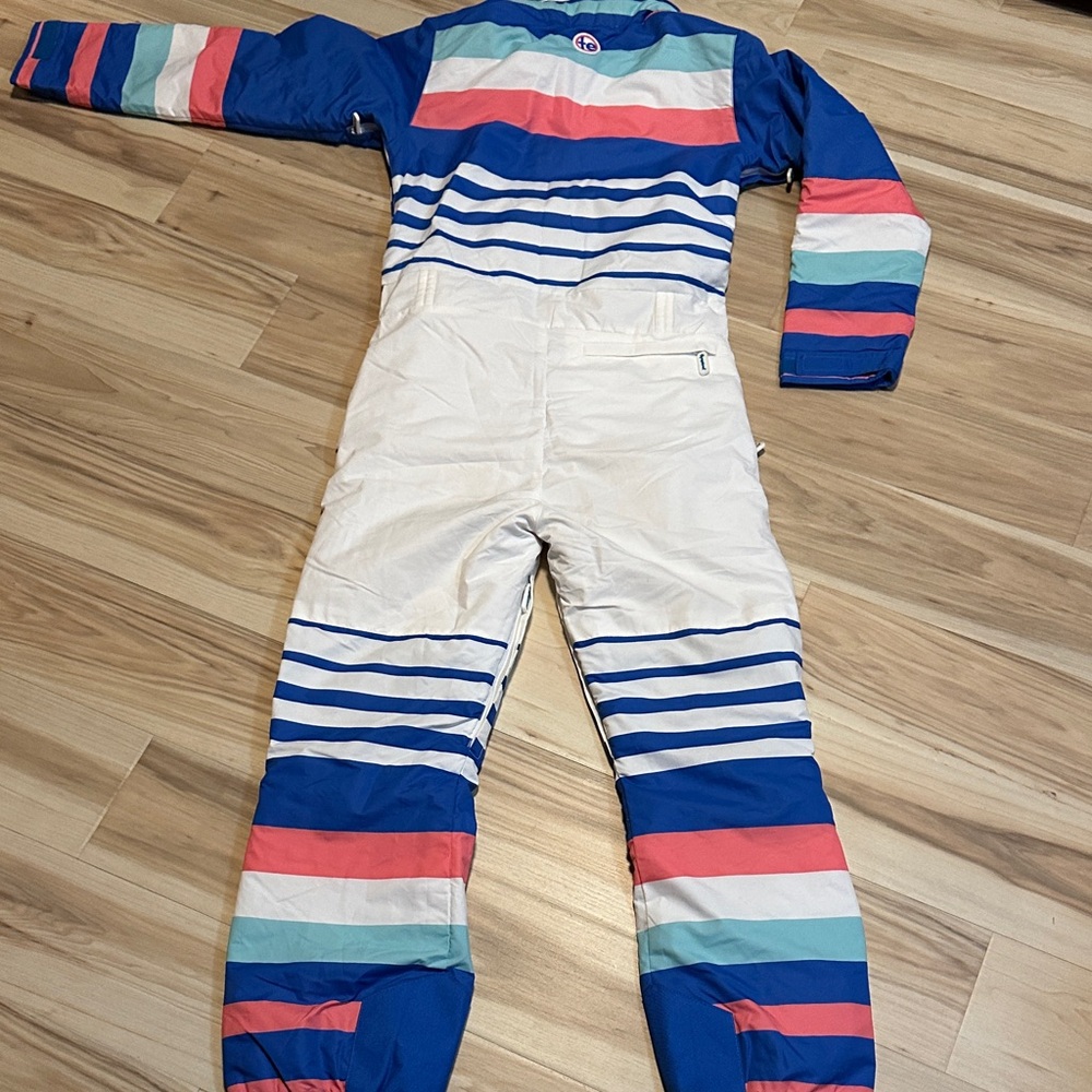 Tipsy Elves Blue and Pink Ski Suit S - Picture 11 of 16